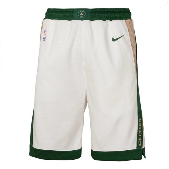 Nike Boston Celtics Youth City Edition NBA Basketball Dri-Fit Shorts - Picture 4 of 10